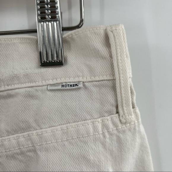 MOTHER The Vagabond Mini Fray white skirt - Picture 7 of 7